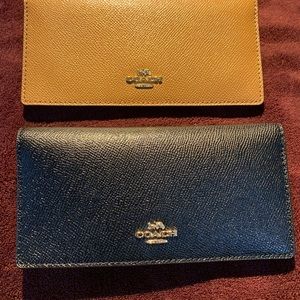 Coach wallet with cards and pen holder